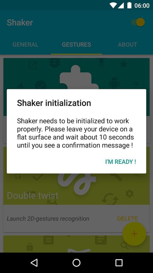 摇动手势Shaker截图4