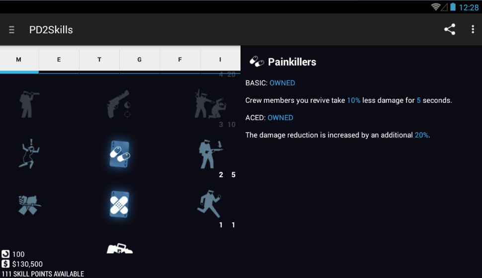 PD2Skills for Payday 2截图1