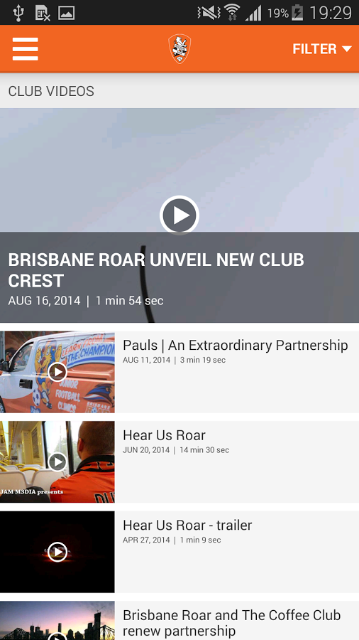 Brisbane Roar Official App截图8