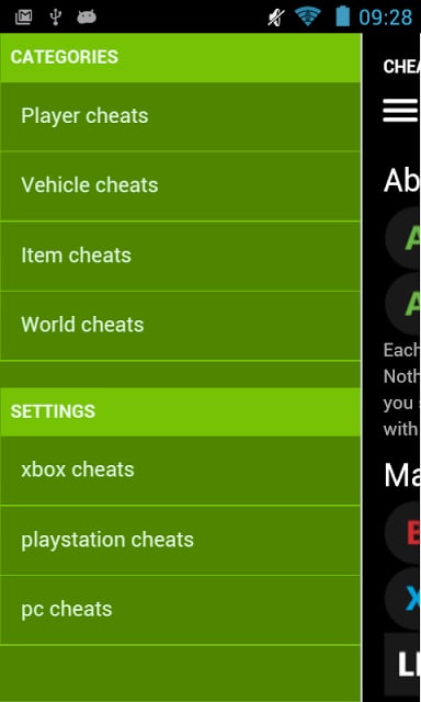 Cheat Codes for GTA V截图1