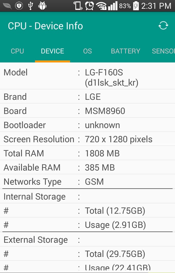 CPU设备信息:CPU - Device Info截图4