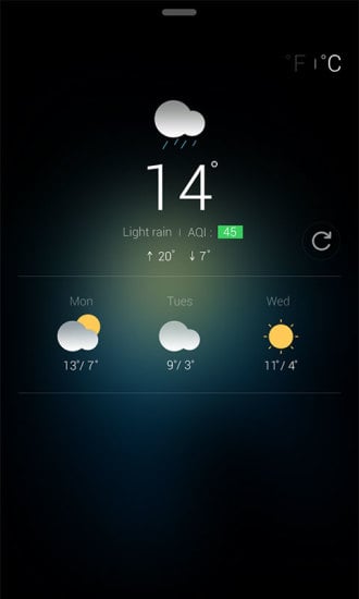 iOS8闪电锁屏主题截图1