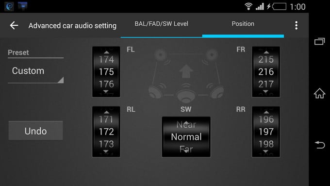 Advanced car audio setting截图1