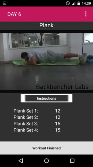 4 Weeks Plank Challenge截图5