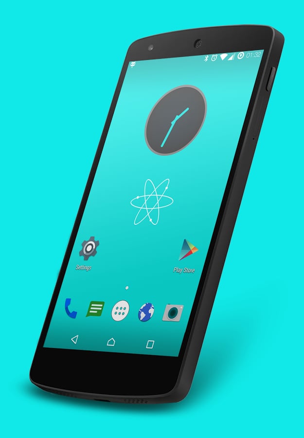 Nuclear Cyan CM13 Theme截图3