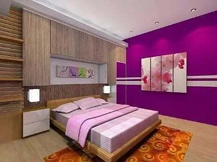 Bedroom Wall Painting Design Ideas截图1