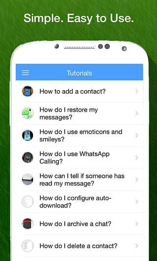 Guide for WhatsApp with tablet截图2