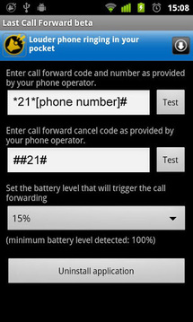 Last Call Forward截图