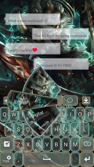 Rengar LoL Keyboard截图2