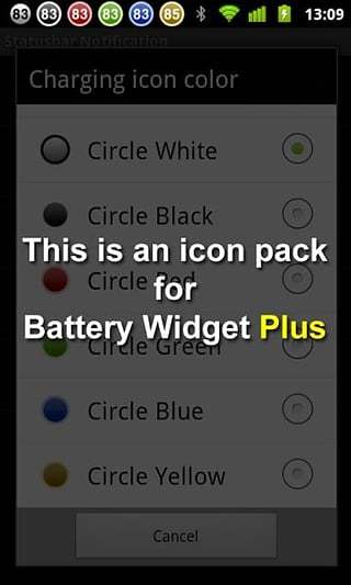 Battery Widget Circle1 Icon Pack截图1