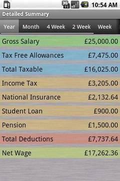 PAYE Tax Calculator (Free)截图