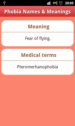 Phobias List &amp; Meanings FREE!!截图5