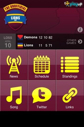 Lions AFL EN App截图4