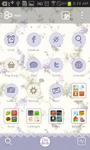 daydream3 go launcher theme截图2