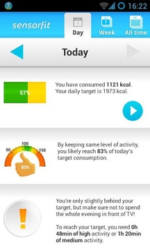 Sensorfit Activity Tracker截图