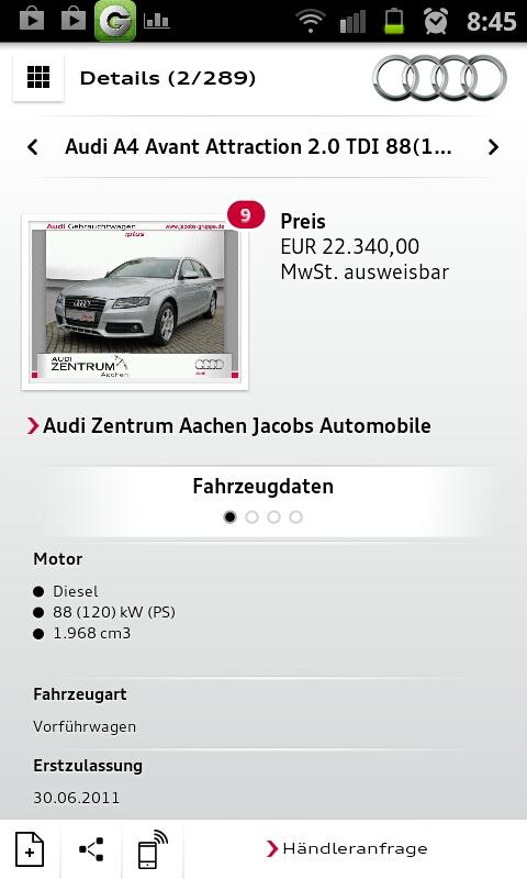 Audi Fahrzeugb&ouml;rse截图1