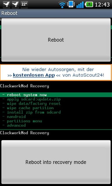 Optimus 2X recovery reboot截图1