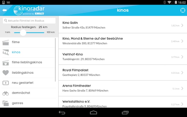 kinoradar - Kino, Filme &amp; mehr截图1