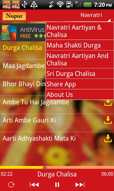 Navratri Aartiyan &amp; Chalisa截图2