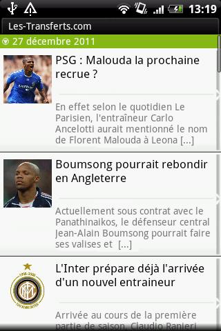 Les Transferts - Infos Foot截图5