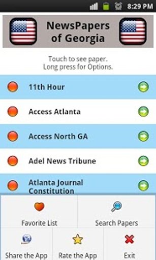 All Newspapers of Georgia-Free截图8