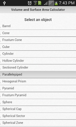 Volume And Area Calculator截图2