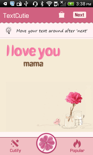 Mother's Day Theme TextCutie截图3