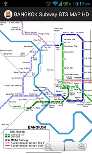 BANGKOK Subway BTS MAP HD截图3