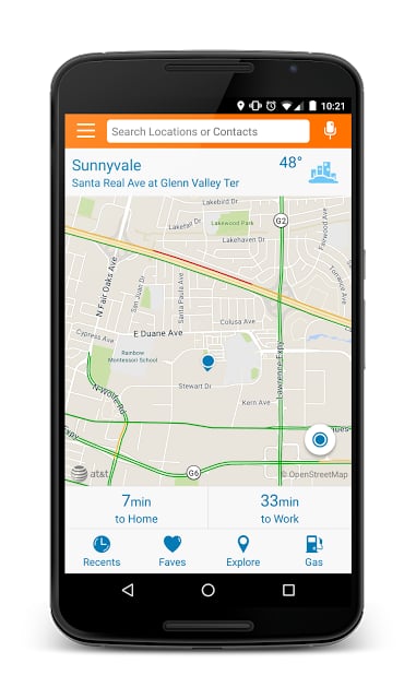 AT&amp;T Navigator: Maps, Traffic截图2