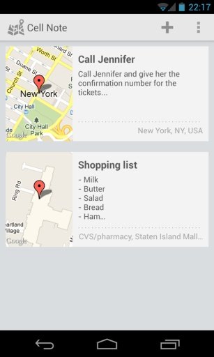 CellNote - Location Based Note截图3