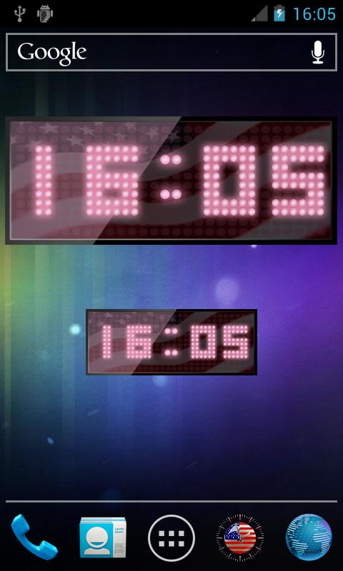 USA Clock Widgets截图3