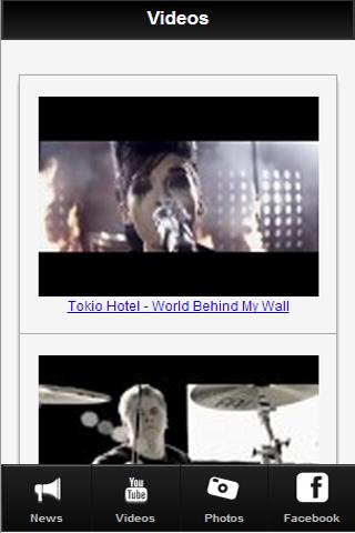 歌曲+视频 Tokio Hotel: Songs + Videos截图1