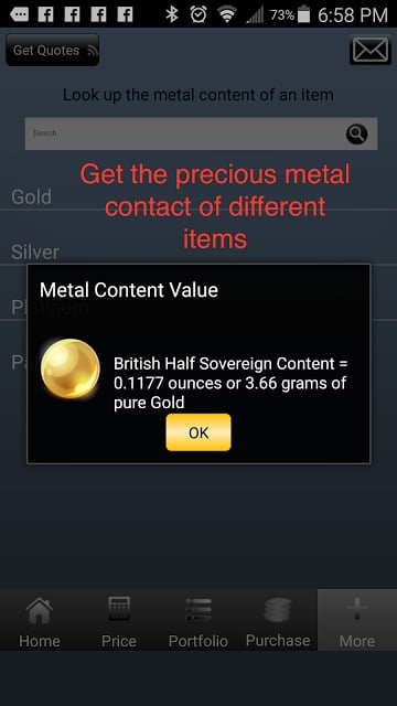 Precious Metals Prices Free截图9