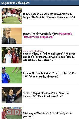 La gazzeta dello sport截图1