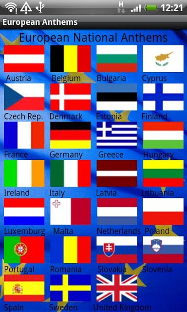 All European National Anthems截图1