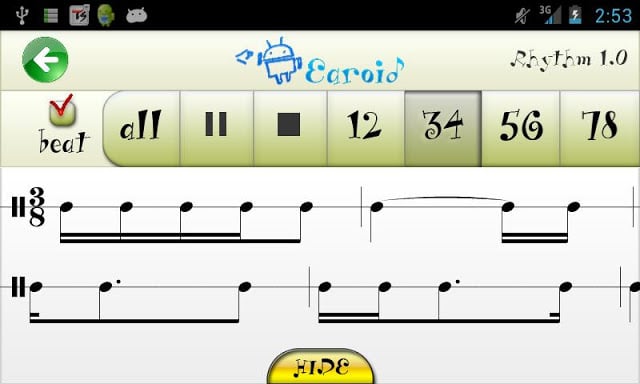 Earoid-Rhythm (ear training)截图2