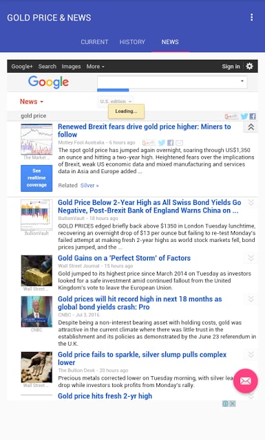 GOLD PRICE &amp; NEWS截图4