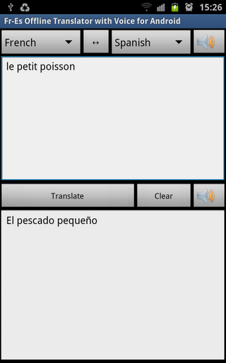 Fr-Es Offline Free Translator截图2