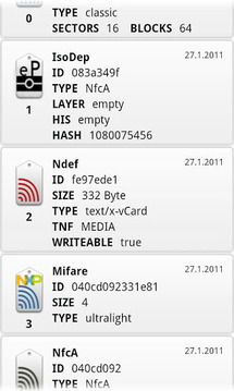 NFC Classic Tag Reader Writer截图