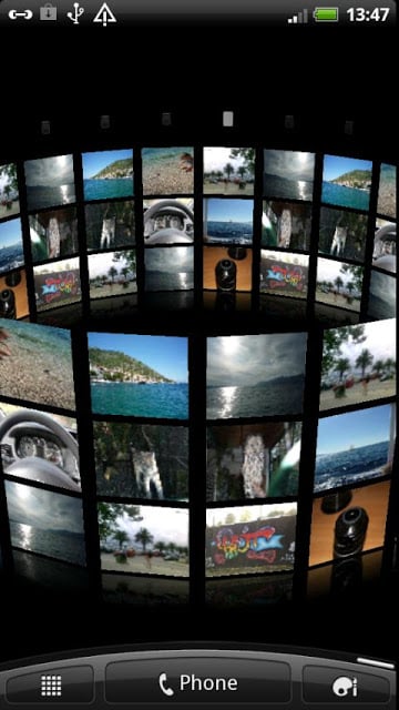 3D Photo Wall Live Wallpaper截图1