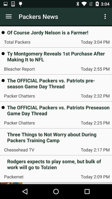 Football News - Packers截图1