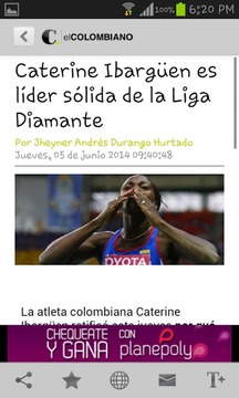 报纸El Colombiano截图