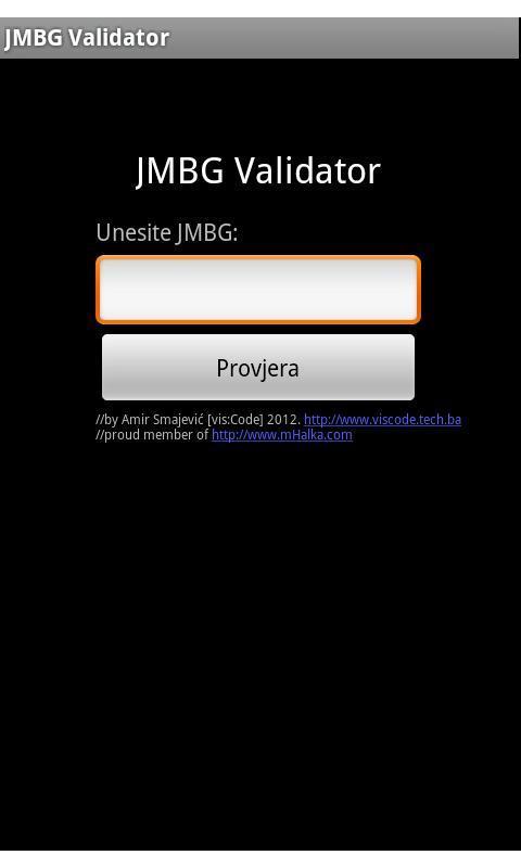 JMBG Validator截图2