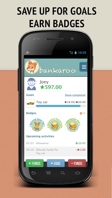 Bankaroo-virtual bank for kids截图3