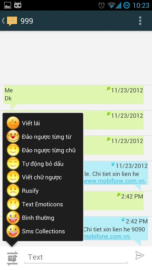 Sms Việt - Nhan tin截图1