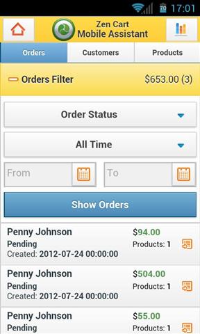 Zen Cart Mobile Assistant截图5