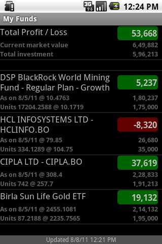 My Funds - Portfolio Tracker截图3