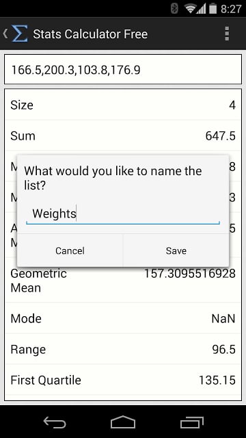 Stats Calculator Free截图8