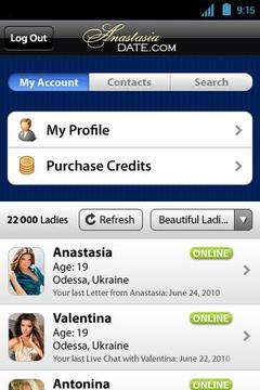 AnastasiaDate (Mobile app)截图