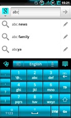 GOKeyboard ElectricCyan - Free截图4